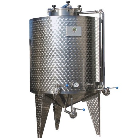 Fermentatore tronco conico inox professionale per birra