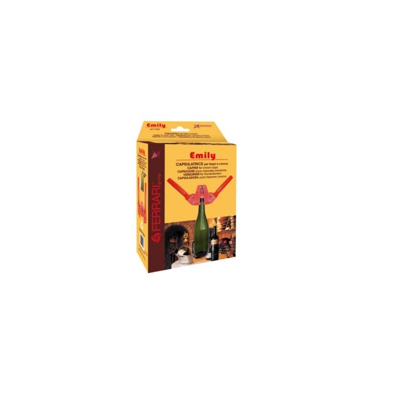 Tappatrice manuale a due leve per tappi a corona da 26 e 29 mm