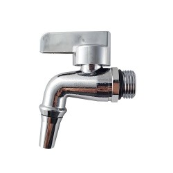 Rubinetto cromato da 1/2" con beccuccio