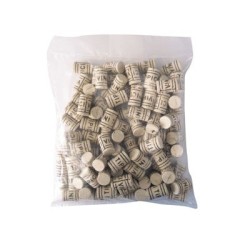 Tappi sughero naturale monopezzo da 24x40 mm busta 100 pz