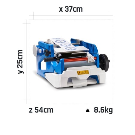 Etichettatrice manuale per bottiglie linea vivace