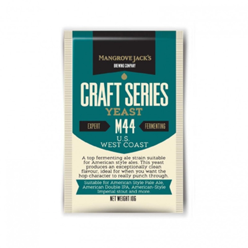 Lievito secco per birra Mangrove Jack's US West Coast M44 10gr