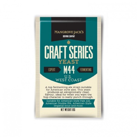 Lievito secco per birra Mangrove Jack's US West Coast M44 10gr