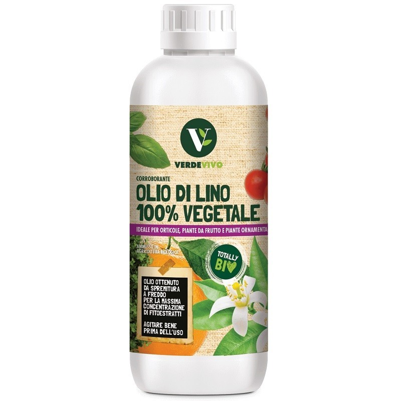 Olio di Lino per piante 100% vegetale 1 lt