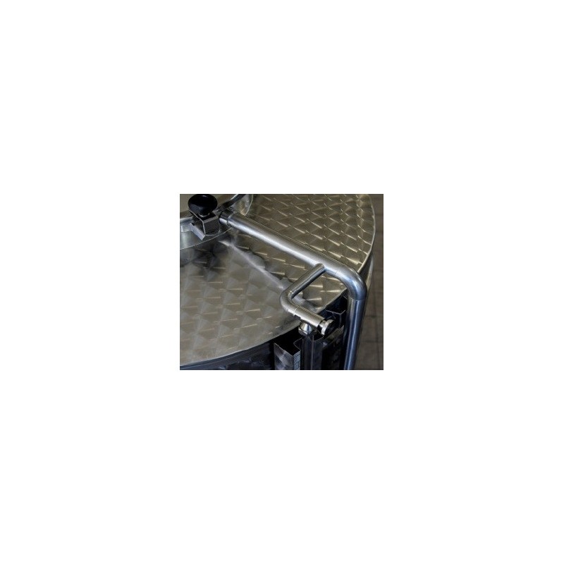 Fermentatore refrigerato inox per birra da 180 litri
