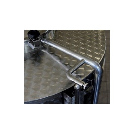 Fermentatore refrigerato inox per birra da 180 litri