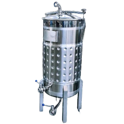 Fermentatore refrigerato inox per birra da 180 litri