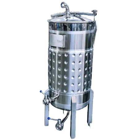 Fermentatore refrigerato inox per birra da 180 litri