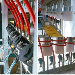 Riempitrice Isobarica Semiautomatica a 4 becchi con Tappatrice per Bottiglie e Lattine 2