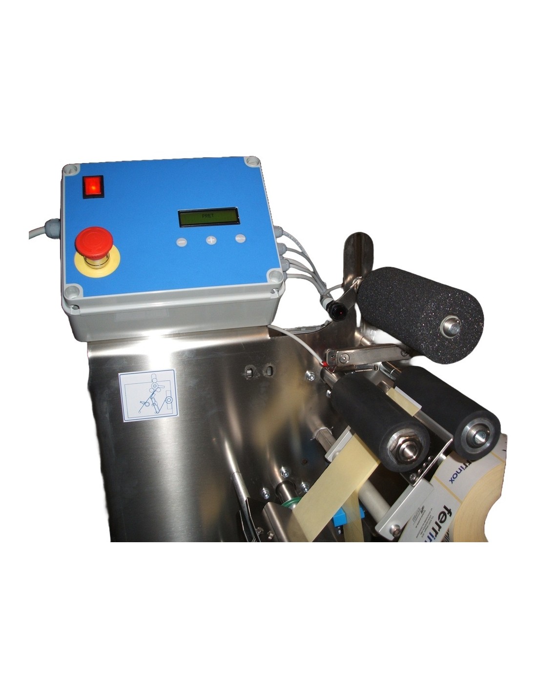 Semi-automatic Stainless Steel Benchtop Labelling Machine