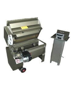Diraspatrice semicentrifuga inox con pompa da 20 a 38 q.li/h 2