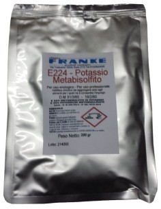 Metabisolfito di Potassio e224 2