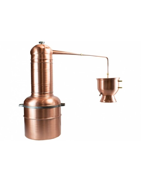Distillatore per oli essenziali a serpentina da 50 litri