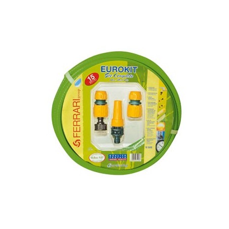 Kit tubo irrigazione 1/2" da 15 metri