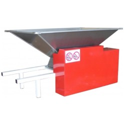 Pigiatrice elettrica media con tramoggia e agitatore inox 5-7 q.li/h