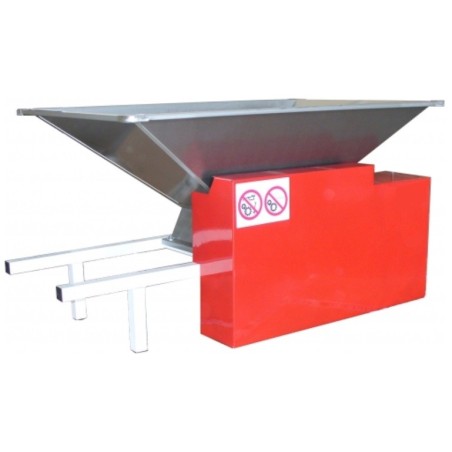 Pigiatrice elettrica media con tramoggia e agitatore inox 5-7 q.li/h