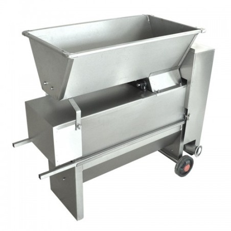Pigiadiraspatrice acciaio inox con pompa da 18 q.li/h