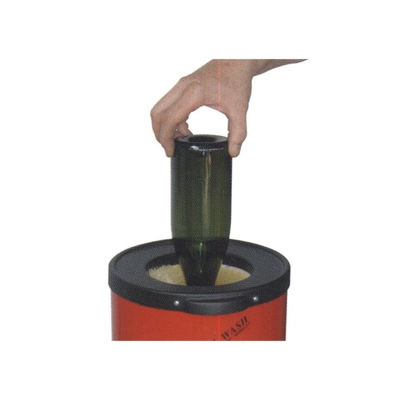 Lavabottiglie elettrico maxi per lavaggio interno ed esterno bottiglie
