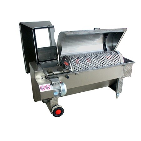 Diraspatrice centrifuga orizzontale inox con pompa da 60 a 120 q.li/h