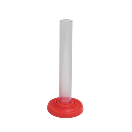 Cilindro trasparente in plastica per mostimetro-alcolometro cc 150