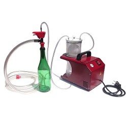 Riempitrice pneumatica elettrica compresa di tubo e becchello per bottiglie 2