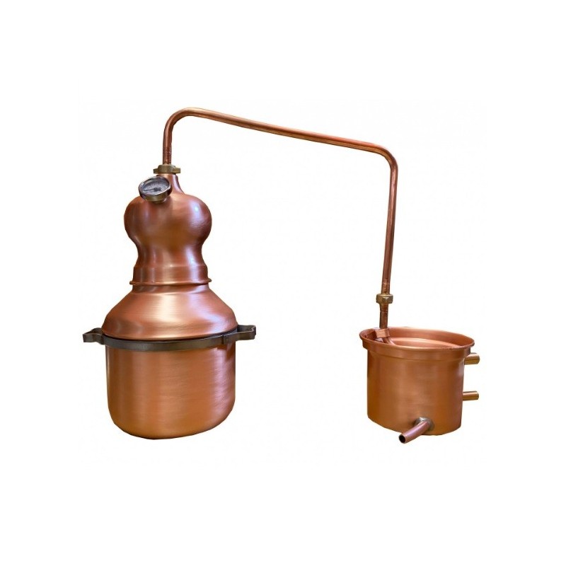 Distillatore in rame a serpentina da 3 litri