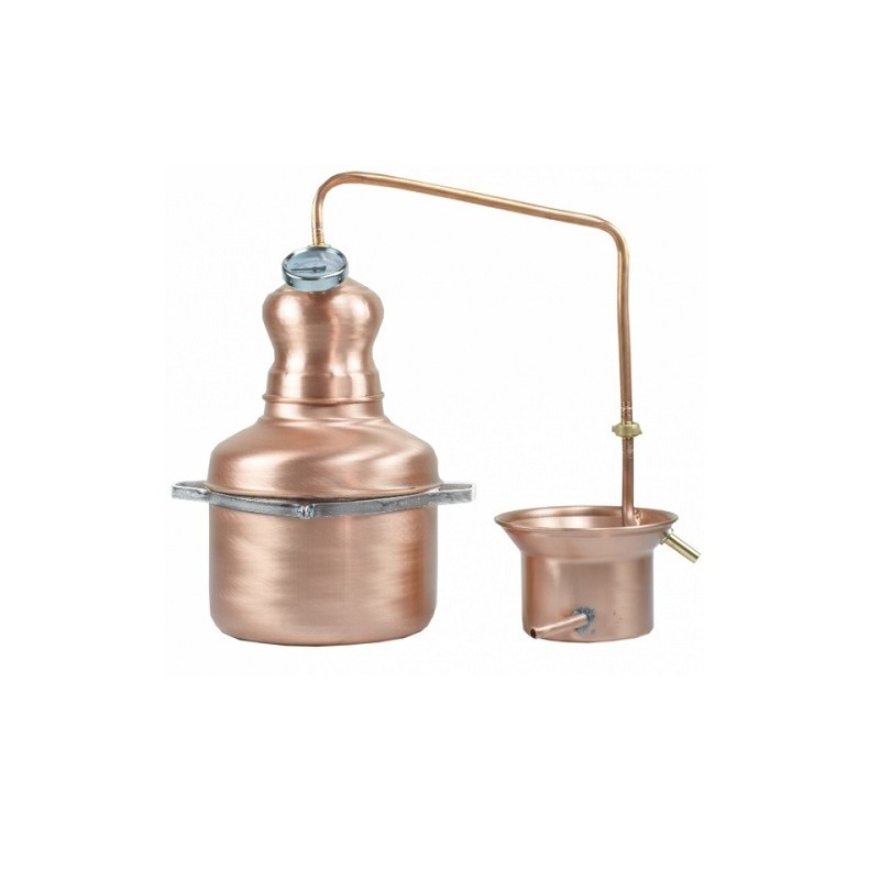 Distillatore in rame a serpentina da 5 litri