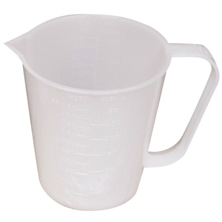 Caraffa graduata da 0,5 a 5 litri in plastica