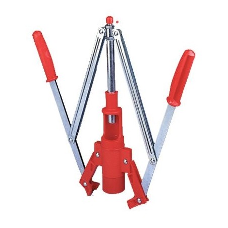 Tappatrice-turabottiglie manuale a due leve per tappi in plastica