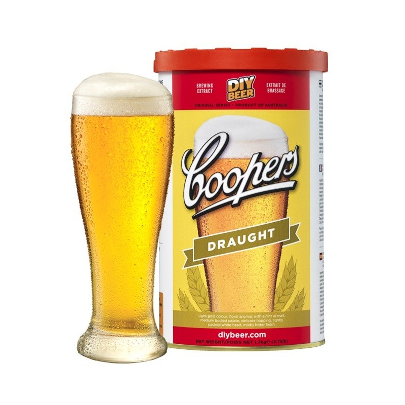 Malto per birra Coopers Draught da kg 1,7