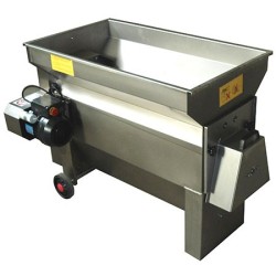 Diraspatrice semicentrifuga inox con pompa da 20 a 38 q.li/h