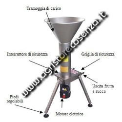 Mulino per frutta elettrico 2