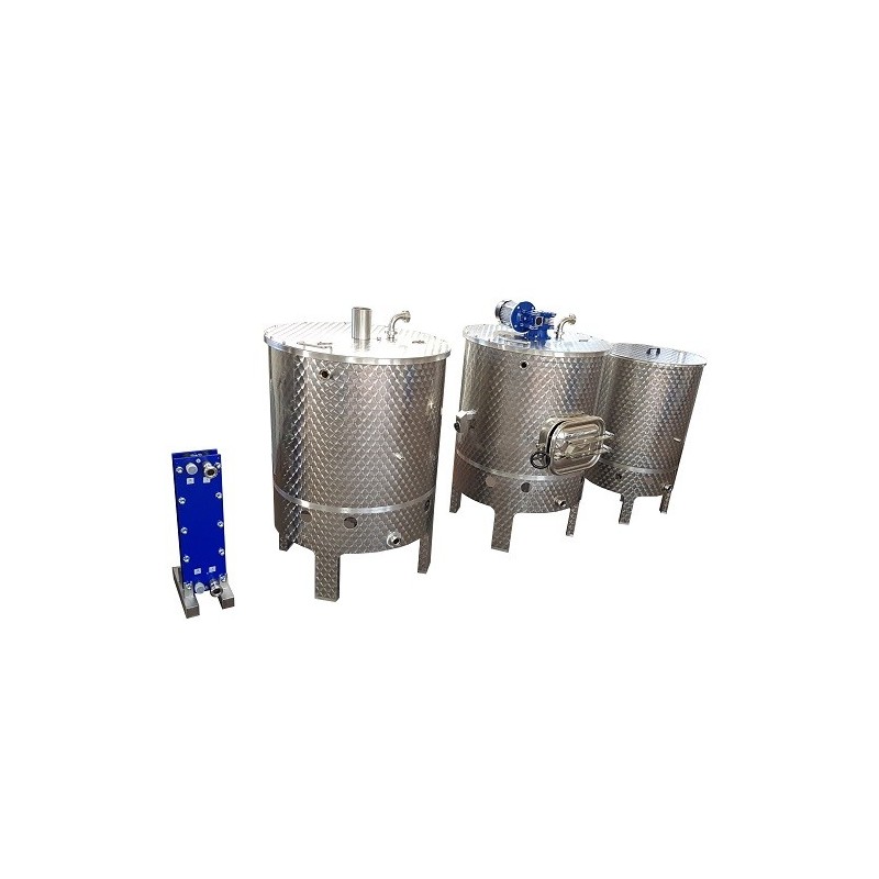 Impianto birra eco da 250 litri
