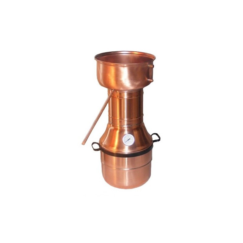 Distillatore per oli essenziali a fungo da 23 litri
