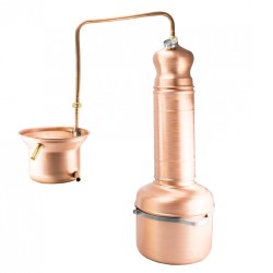 Distillatore per oli essenziali a serpentina da 5 litri