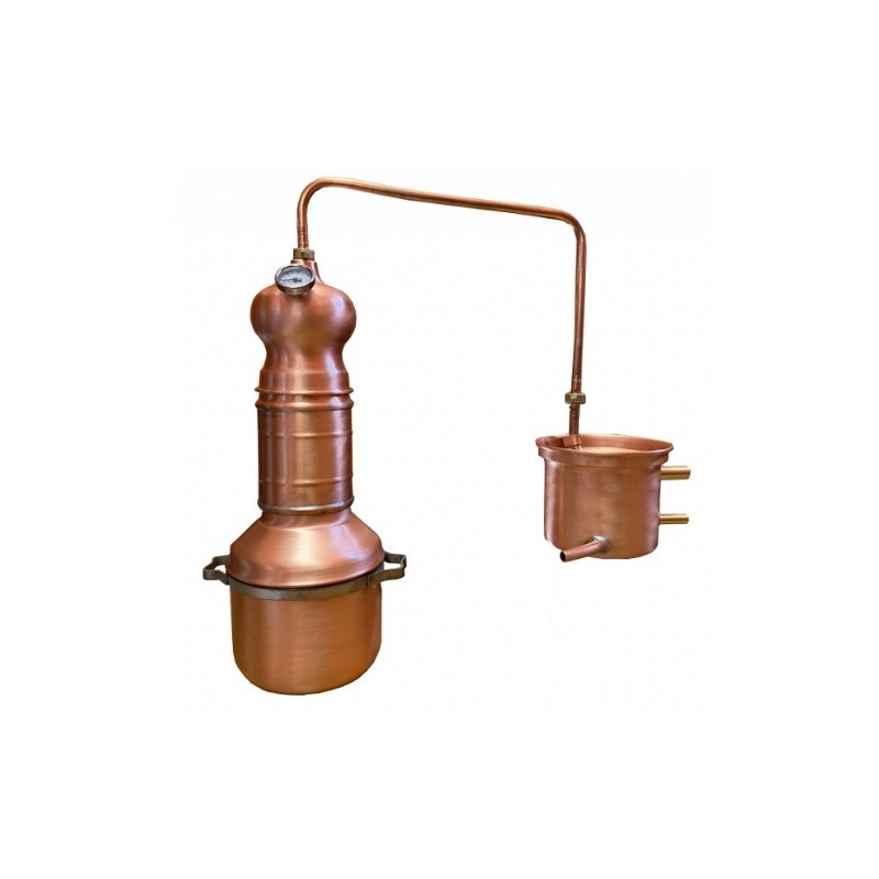 Distillatore per oli essenziali a serpentina da 3 litri