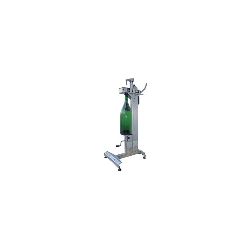 Tappatrice a colonna in acciaio inox