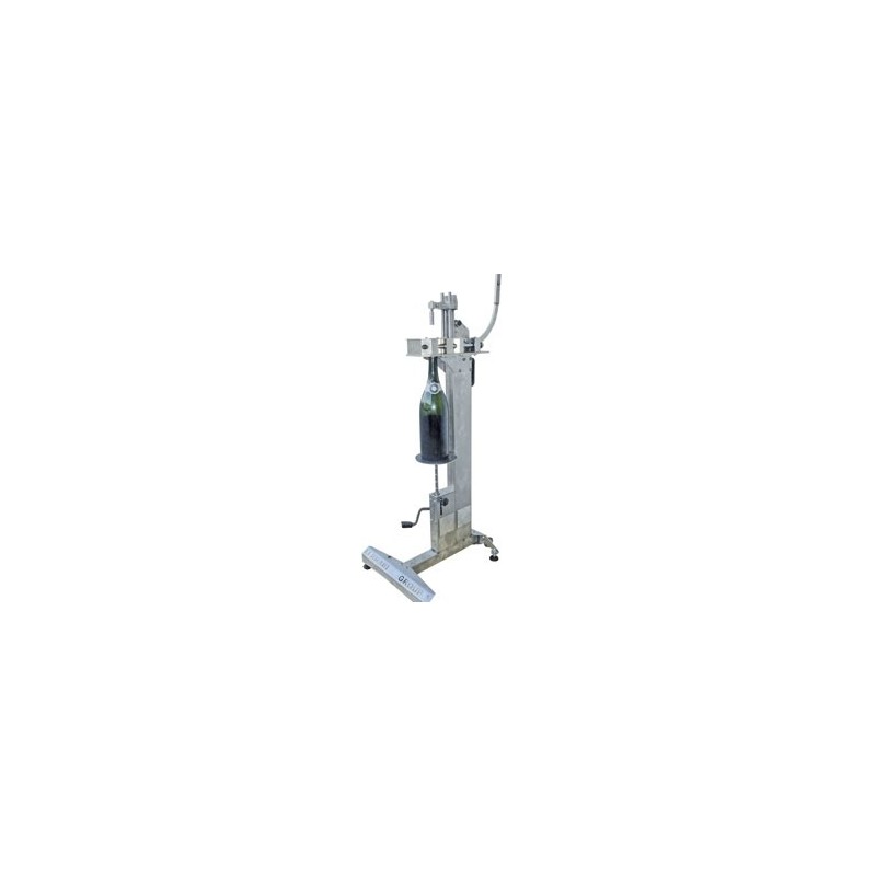 Tappatrice a colonna in acciaio inox