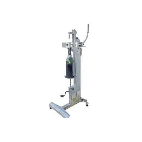 Tappatrice a colonna in acciaio inox