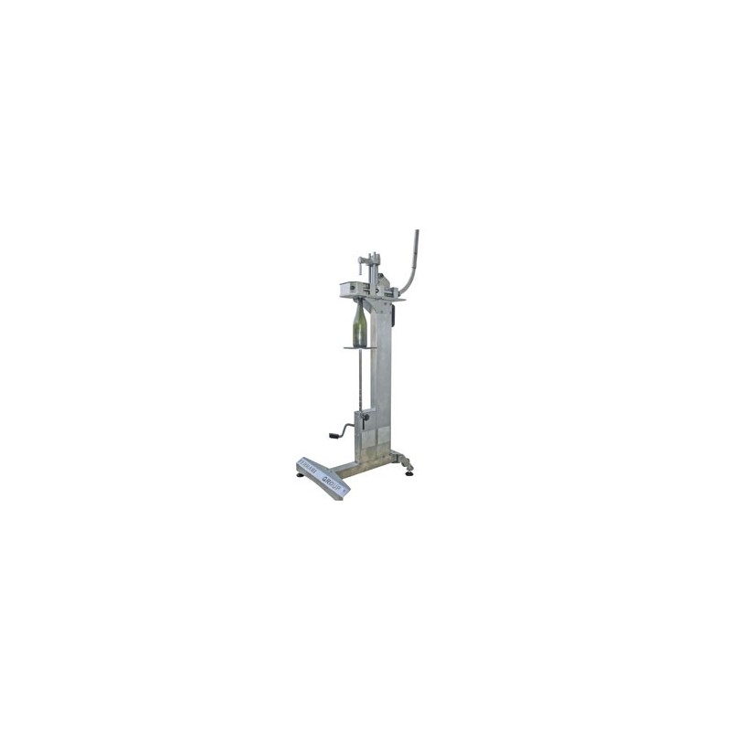 Tappatrice a colonna in acciaio inox