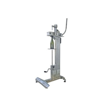Tappatrice a colonna in acciaio inox