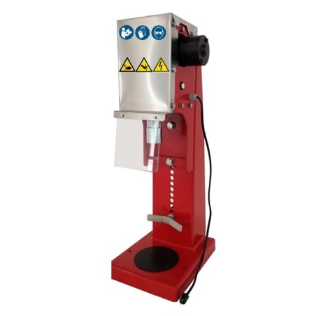 Tappatrice pneumatica per tappi a corona e in plastica