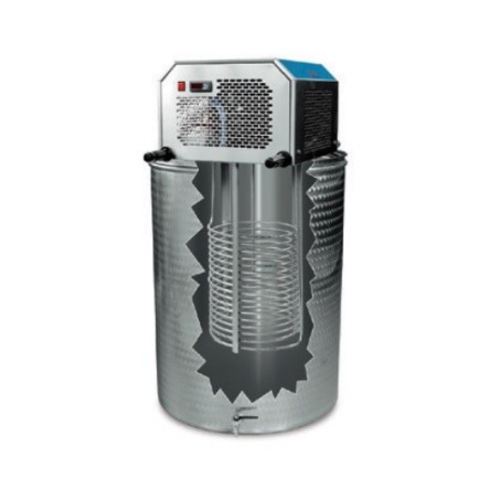Refrigeratore con serpentina per tini e serbatoi