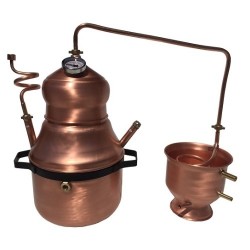 Distillatore-Alambicco a bagnomaria da 8 litri