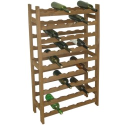 Cantinetta portabottiglie in legno da 54 bottiglie