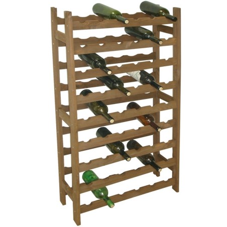 Cantinetta portabottiglie in legno da 54 bottiglie