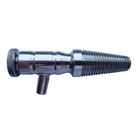 Rubinetto assaggiavino  in acciaio inox per botte in legno