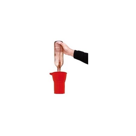 Avvinatore sterilizzatore per bottiglie, bottiglioni e fiaschi